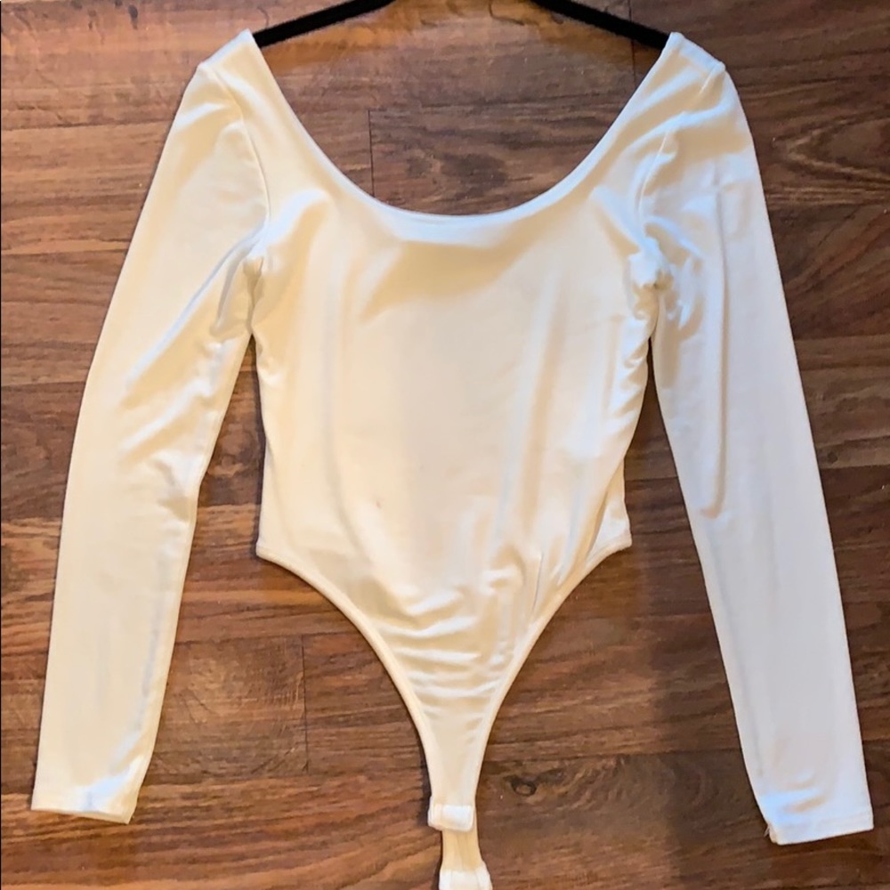 Naked wardrobe white bodysuit